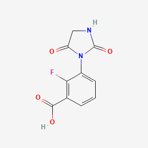 3-(2,5-Dioxoimidazolidin-1-yl)-2-fluorobenzoic acid