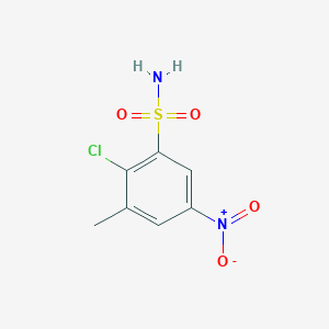 2-Chloro-3-methyl-5-nitrobenzenesulfonamide