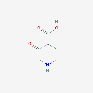 molecular formula C6H9NO3 B13516503 3-Oxopiperidine-4-carboxylic acid 