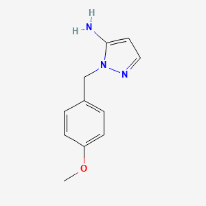 molecular formula C11H13N3O B1351651 1-(4-甲氧基苄基)-1H-吡唑-5-胺 CAS No. 3528-45-8