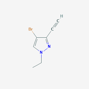 4-bromo-1-ethyl-3-ethynyl-1H-pyrazole