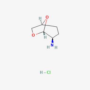 (1S,4R,5R)-6,8-dioxabicyclo[3.2.1]octan-4-amine hydrochloride