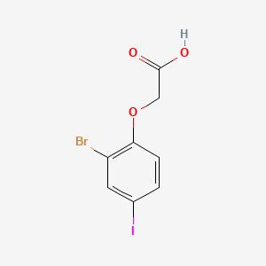 2-(2-Bromo-4-iodophenoxy)acetic acid