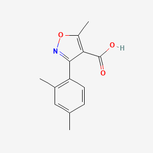 3-(2,4-Dimethylphenyl)-5-methylisoxazole-4-carboxylic acid