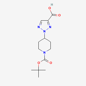 2-{1-[(tert-butoxy)carbonyl]piperidin-4-yl}-2H-1,2,3-triazole-4-carboxylic acid