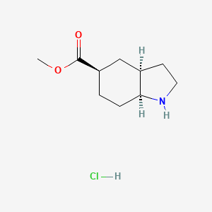 rac-methyl (3aR,5S,7aR)-octahydro-1H-indole-5-carboxylate hydrochloride