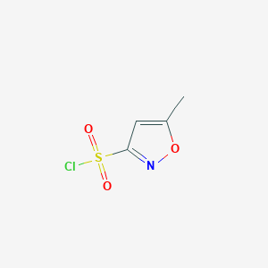 molecular formula C4H4ClNO3S B13516590 5-Methyl-3-isoxazolesulfonyl chloride 