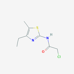 molecular formula C8H11ClN2OS B1351660 2-Chloro-N-(4-ethyl-5-methyl-thiazol-2-yl)-acetamide CAS No. 878437-08-2