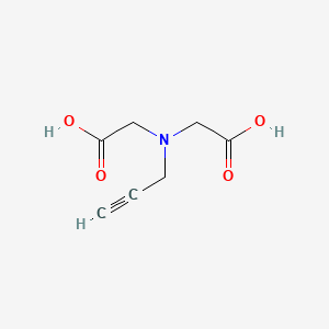 molecular formula C7H9NO4 B13516638 2,2'-(Prop-2-yn-1-ylazanediyl)diacetic acid 