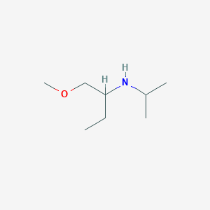 molecular formula C8H19NO B13516673 (1-Methoxybutan-2-yl)(propan-2-yl)amine 