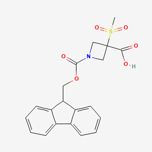 1-{[(9H-fluoren-9-yl)methoxy]carbonyl}-3-methanesulfonylazetidine-3-carboxylic acid