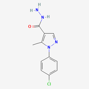 1-(4-chlorophenyl)-5-methyl-1H-pyrazole-4-carbohydrazide