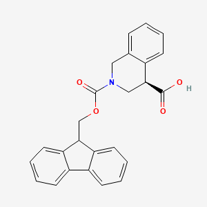 (4R)-2-{[(9H-fluoren-9-yl)methoxy]carbonyl}-1,2,3,4-tetrahydroisoquinoline-4-carboxylic acid