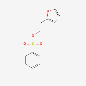 molecular formula C13H14O4S B13516753 2-(Furan-2-yl)ethyl 4-methylbenzenesulfonate 