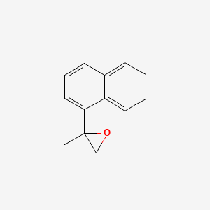 molecular formula C13H12O B13516763 2-Methyl-2-(naphthalen-1-yl)oxirane 