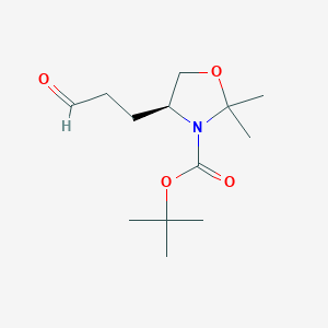 Tert-butyl (4S)-2,2-dimethyl-4-(3-oxopropyl)-1,3-oxazolidine-3-carboxylate