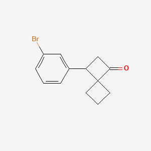 3-(3-Bromophenyl)spiro[3.3]heptan-1-one