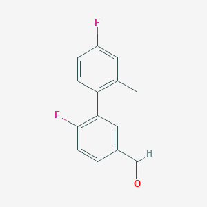 4',6-Difluoro-2'-methyl-[1,1'-biphenyl]-3-carbaldehyde