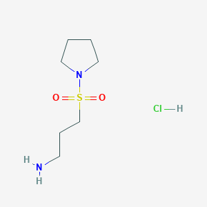 3-(Pyrrolidine-1-sulfonyl)propan-1-amine hydrochloride