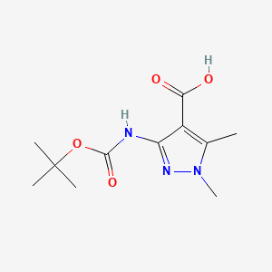 3-(Tert-butoxycarbonylamino)-1,5-dimethyl-pyrazole-4-carboxylic acid