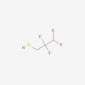 molecular formula C3H4F4S B13516994 2,2,3,3-Tetrafluoropropane-1-thiol CAS No. 914652-53-2