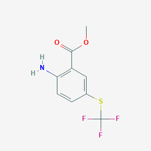 Methyl 2-amino-5-[(trifluoromethyl)sulfanyl]benzoate