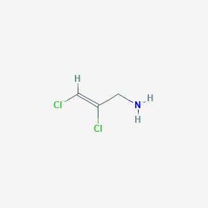 molecular formula C3H5Cl2N B13517031 2,3-Dichloroprop-2-en-1-amine 