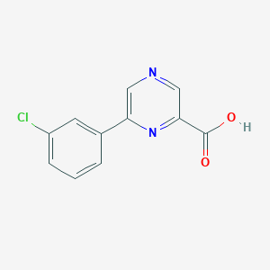 6-(3-Chlorophenyl)pyrazine-2-carboxylic acid