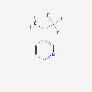 2,2,2-Trifluoro-1-(6-methylpyridin-3-YL)ethan-1-amine