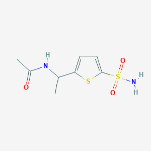 N-(1-(5-Sulfamoylthiophen-2-yl)ethyl)acetamide