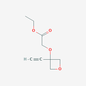 Ethyl2-[(3-ethynyloxetan-3-yl)oxy]acetate