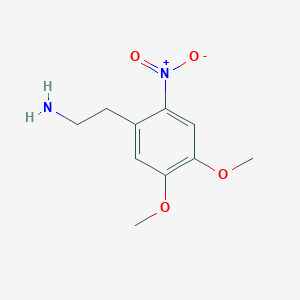 molecular formula C10H14N2O4 B1351714 2-(4,5-Dimethoxy-2-nitrophenyl)ethanamine CAS No. 37852-39-4