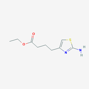 Ethyl 2-amino-4-thiazolebutanoate