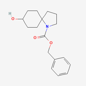 Benzyl 8-hydroxy-1-azaspiro[4.5]decane-1-carboxylate