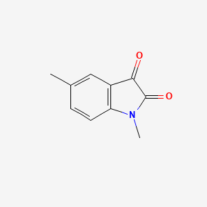 molecular formula C10H9NO2 B1351723 1,5-二甲基吲哚啉-2,3-二酮 CAS No. 66440-60-6