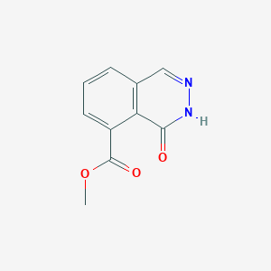 molecular formula C10H8N2O3 B13517231 Methyl 4-oxo-3,4-dihydrophthalazine-5-carboxylate 