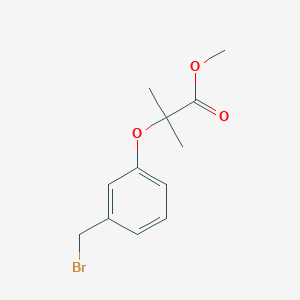 Methyl 2-[3-(bromomethyl)phenoxy]-2-methylpropanoate