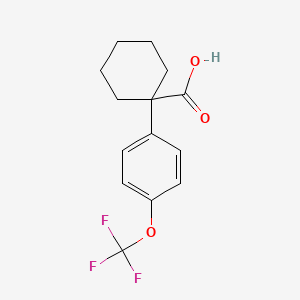 1-(4-(Trifluoromethoxy)phenyl)cyclohexanecarboxylic acid