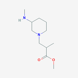 Methyl 2-methyl-3-(3-(methylamino)piperidin-1-yl)propanoate