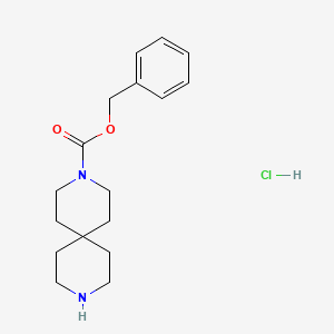 Benzyl 3,9-diazaspiro[5.5]undecane-3-carboxylate hydrochloride