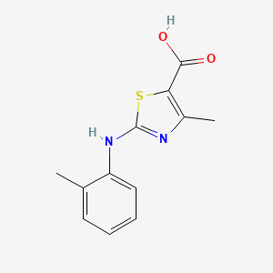 4-methyl-2-[(2-methylphenyl)amino]-1,3-thiazole-5-carboxylic Acid