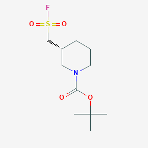 tert-butyl (3R)-3-[(fluorosulfonyl)methyl]piperidine-1-carboxylate