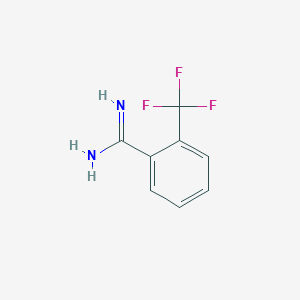 molecular formula C8H7F3N2 B1351738 2-Trifluoromethylbenzamidine CAS No. 656813-83-1