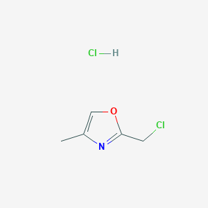 2-(Chloromethyl)-4-methyl-1,3-oxazole hydrochloride