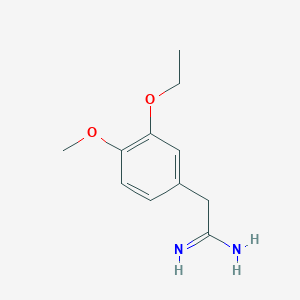 2-(3-Ethoxy-4-methoxyphenyl)ethanimidamide