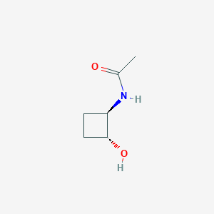 rac-N-[(1R,2R)-2-hydroxycyclobutyl]acetamide