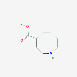 molecular formula C9H17NO2 B13517509 Methyl azocane-4-carboxylate 