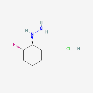 rac-[(1R,2S)-2-fluorocyclohexyl]hydrazine hydrochloride