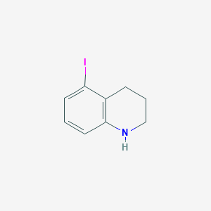 molecular formula C9H10IN B13517642 5-Iodo-1,2,3,4-tetrahydroquinoline 