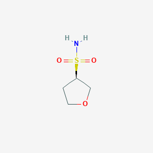 molecular formula C4H9NO3S B13517696 (3R)-oxolane-3-sulfonamide 